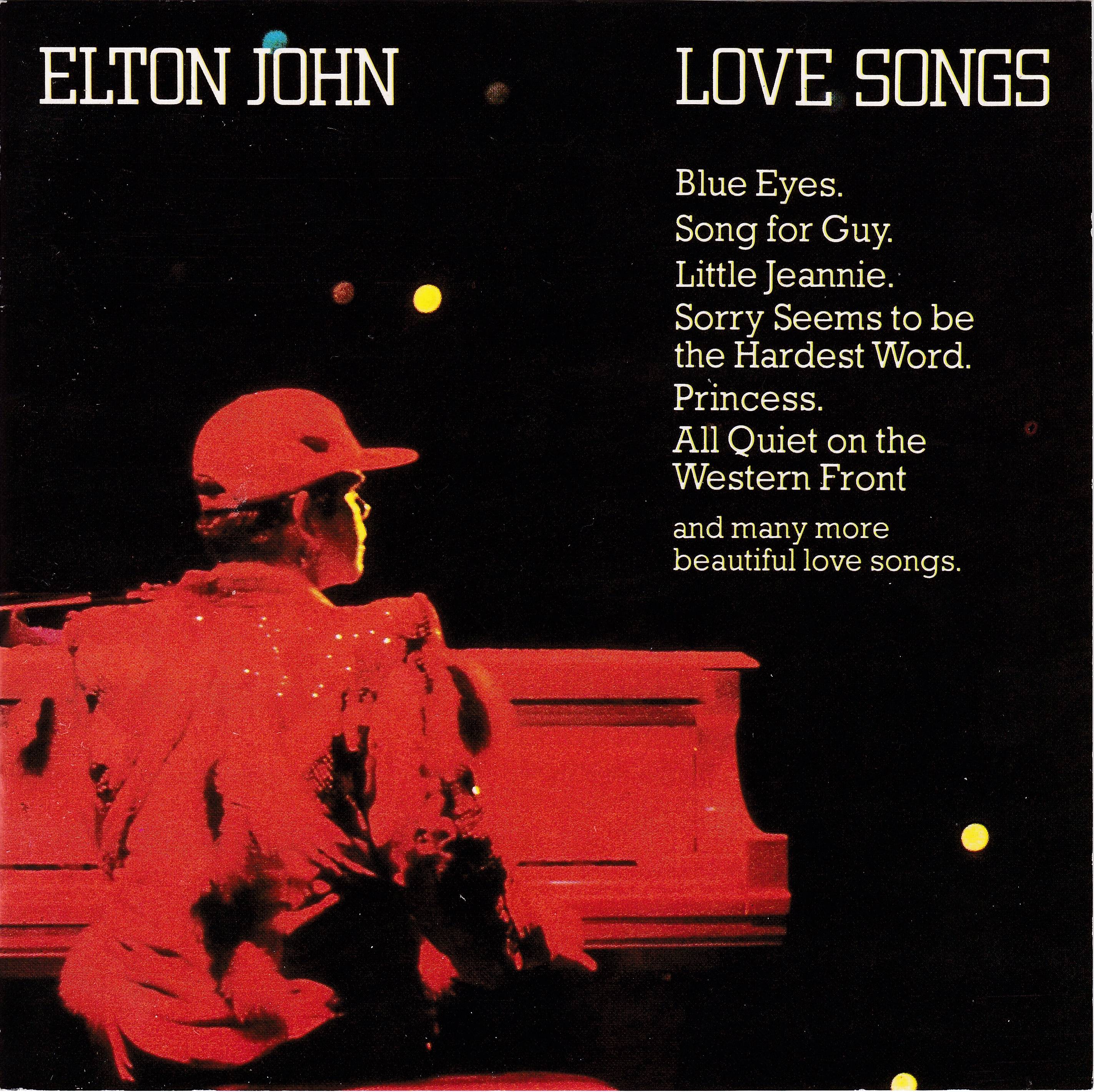 Elton John Love Songs : Front DE